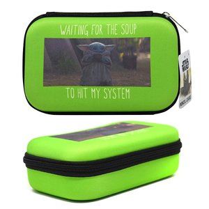 Star Wars Baby Yoda Pencil Case Mandalorian Kids Hard Molded Storage Box Pouch